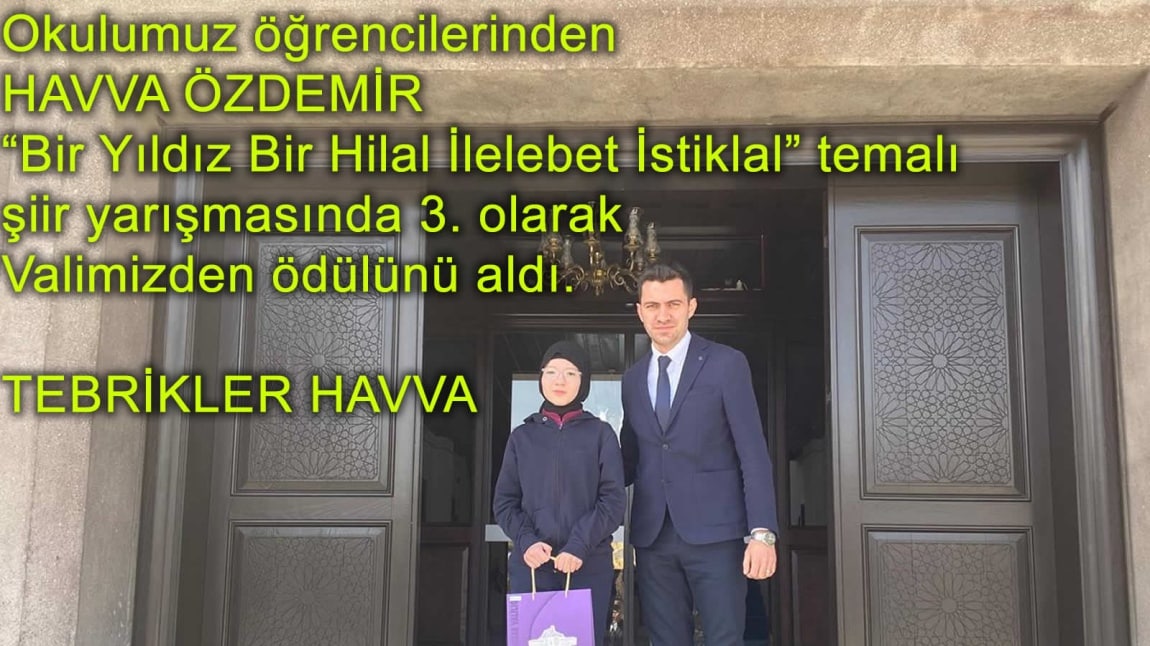 Şiir Yarışması Üçüncümüz